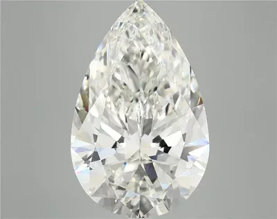10.26ct G VVS2 Rare Carat Ideal Cut Pear Lab Grown Diamond