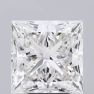 5.56ct H VS1 Rare Carat Ideal Cut Princess Lab Grown Diamond