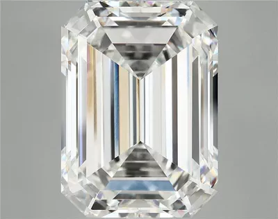 14.25ct G VVS2 Rare Carat Ideal Cut Emerald Lab Grown Diamond