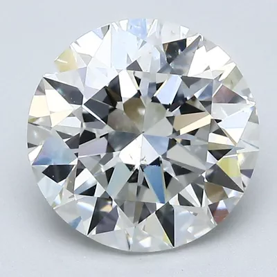3.01ct G SI1 Very Good Cut Round Diamond