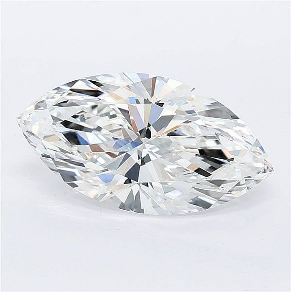 2.49ct E VVS2 Rare Carat Ideal Cut Marquise Lab Grown Diamond