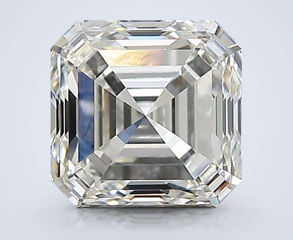 1.70ct H VS2 Very Good Cut Asscher Diamond