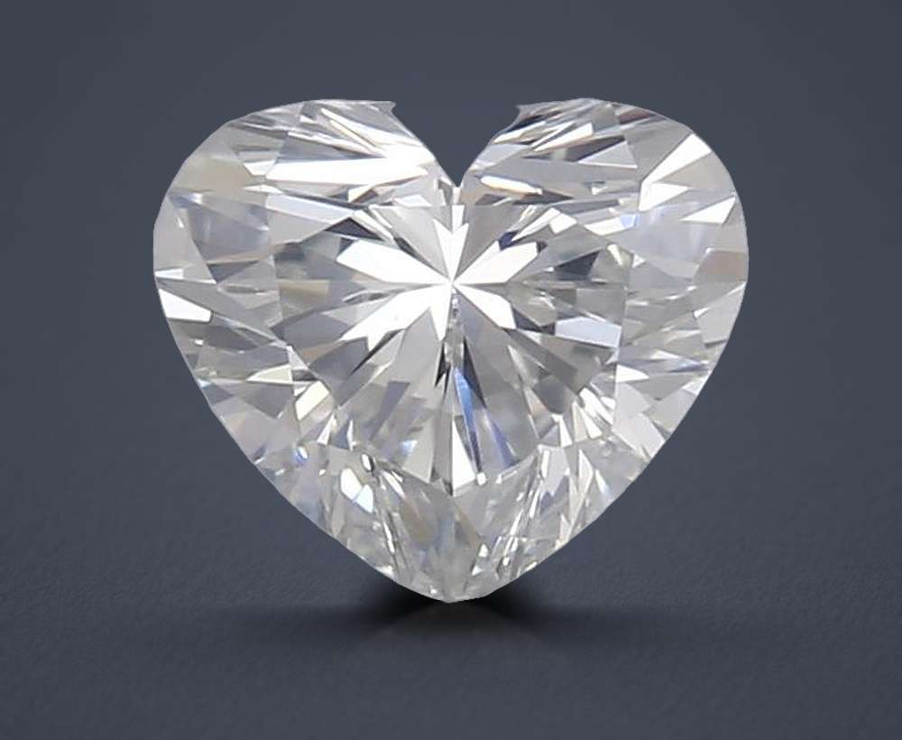 0.52ct I SI1 Rare Carat Ideal Cut Heart Diamond