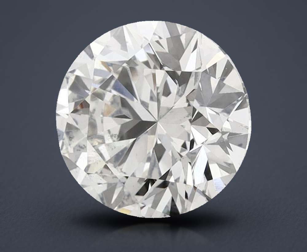 2.17ct H SI1 Rare Carat Ideal Cut Round Lab Grown Diamond