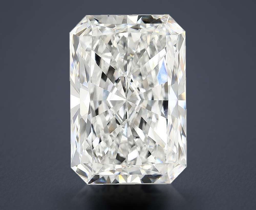 10.82ct F VVS2 Rare Carat Ideal Cut Radiant Lab Grown Diamond