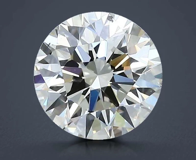 1.57ct K SI1 Rare Carat Ideal Cut Round Diamond