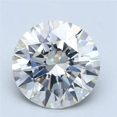 5.01ct K SI1 Rare Carat Ideal Cut Round Diamond