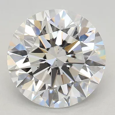 3.20ct D VS2 Excellent Cut Round Lab Grown Diamond