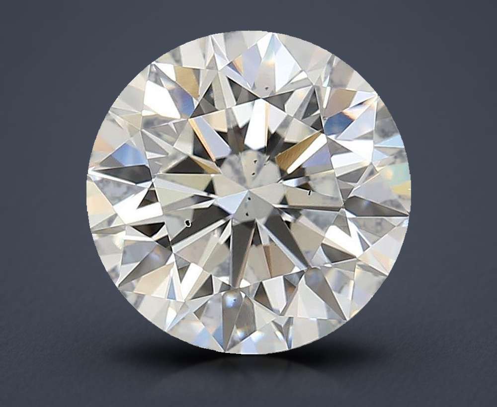 3.20ct D VS2 Excellent Cut Round Lab Grown Diamond