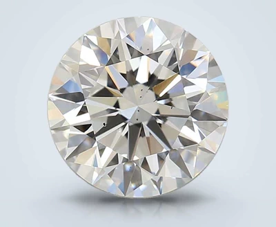 3.20ct D VS2 Excellent Cut Round Lab Grown Diamond