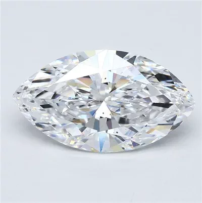 3.55ct D VS2 Very Good Cut Marquise Diamond