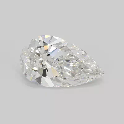 7.03ct F VVS2 Rare Carat Ideal Cut Pear Lab Grown Diamond