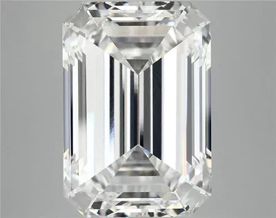13.68ct E VVS2 Rare Carat Ideal Cut Emerald Lab Grown Diamond