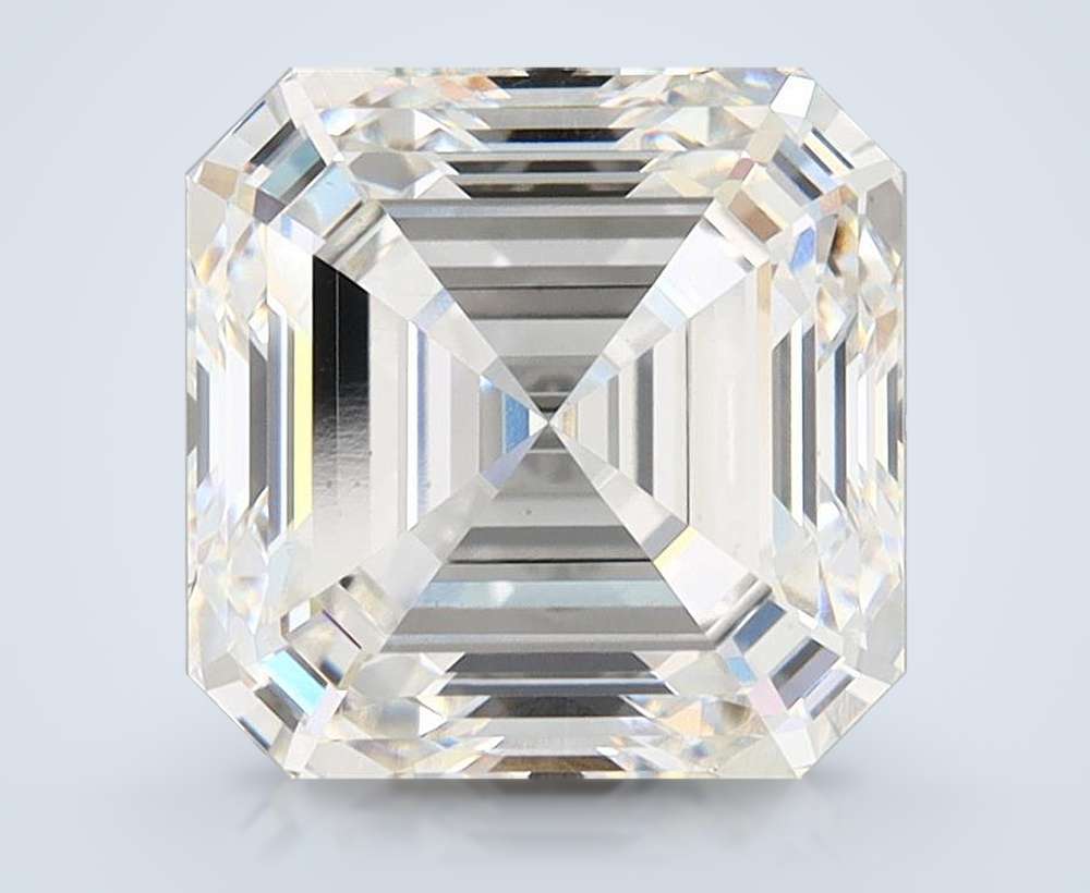 4.15ct F VS1 Rare Carat Ideal Cut Asscher Lab Grown Diamond