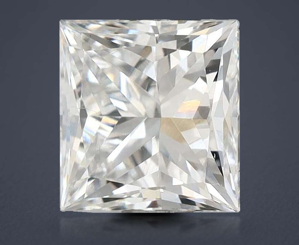 0.99ct F VS1 Rare Carat Ideal Cut Princess Lab Grown Diamond