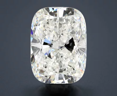 9.57ct E VVS2 Rare Carat Ideal Cut Cushion Lab Grown Diamond