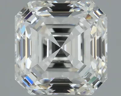 0.62ct F VVS1 Rare Carat Ideal Cut Asscher Diamond