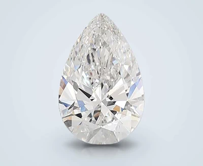 6.09ct E VVS2 Rare Carat Ideal Cut Pear Lab Grown Diamond