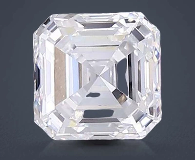 3.54ct E VS1 Rare Carat Ideal Cut Asscher Lab Grown Diamond