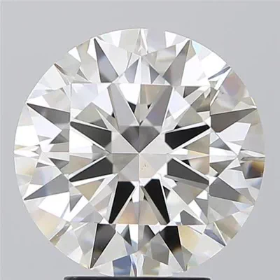 4.02ct I VS2 Rare Carat Ideal Cut Round Diamond