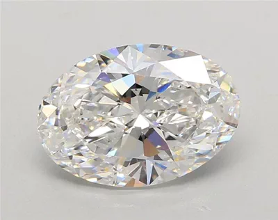 3.50ct D VS1 Rare Carat Ideal Cut Oval Lab Grown Diamond