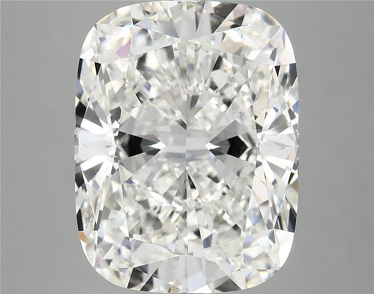 7.06ct F VVS2 Rare Carat Ideal Cut Cushion Lab Grown Diamond