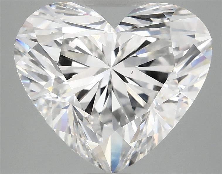 5.27ct E VS1 Rare Carat Ideal Cut Heart Lab Grown Diamond