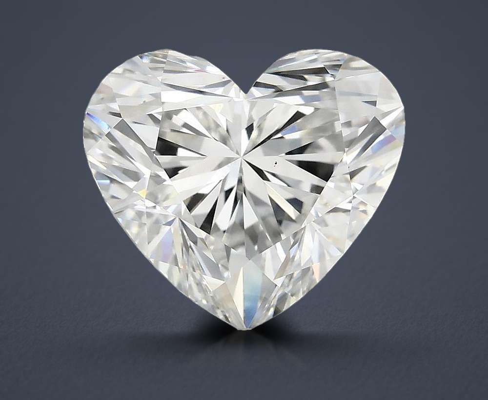 5.27ct E VS1 Rare Carat Ideal Cut Heart Lab Grown Diamond