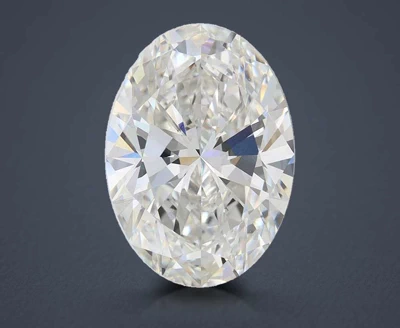 4.07ct G VVS2 Rare Carat Ideal Cut Oval Lab Grown Diamond