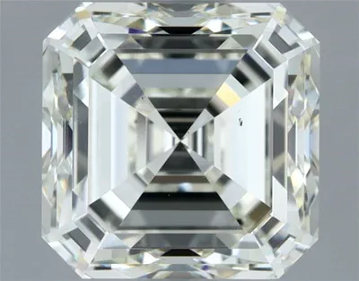 3.01ct J VS2 Very Good Cut Asscher Diamond