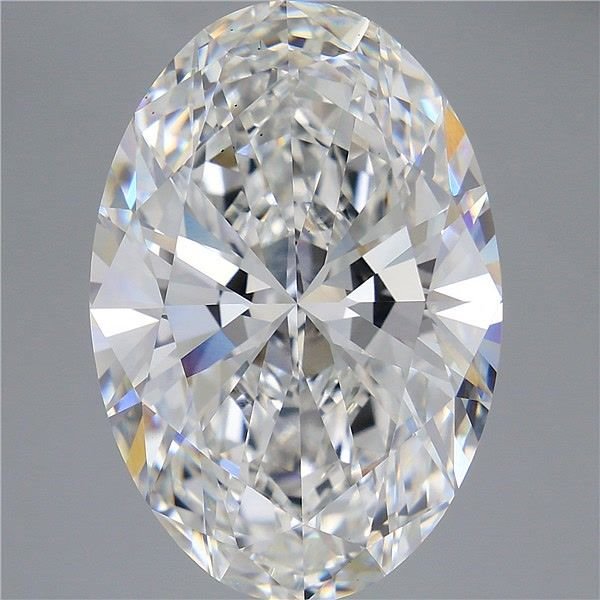 13.58ct F VS1 Rare Carat Ideal Cut Oval Lab Grown Diamond