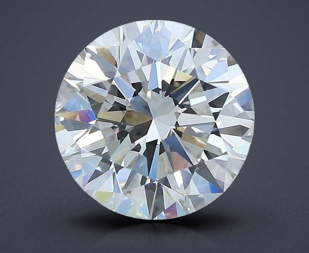 3.77ct G VS1 Rare Carat Ideal Cut Round Diamond