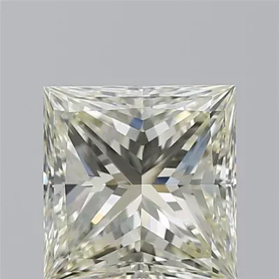 3.08ct K VS2 Very Good Cut Princess Diamond