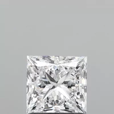1.07ct D VVS2 Rare Carat Ideal Cut Princess Lab Grown Diamond