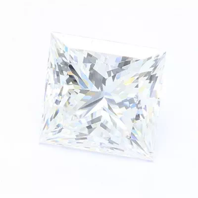 3.57ct E VVS2 Rare Carat Ideal Cut Princess Lab Grown Diamond
