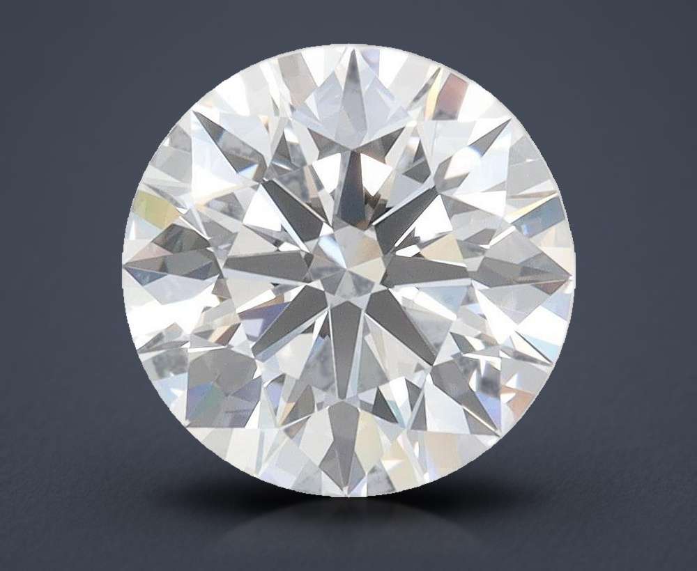 2.87ct D IF Rare Carat Ideal Cut Round Lab Grown Diamond