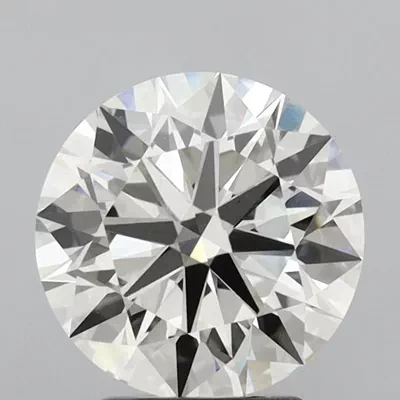 3.04ct I VVS2 Rare Carat Ideal Cut Round Lab Grown Diamond