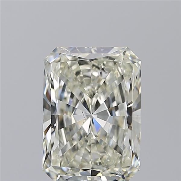 4.02ct K SI1 Rare Carat Ideal Cut Radiant Diamond