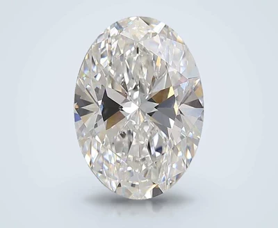 3.08ct E VS1 Rare Carat Ideal Cut Oval Lab Grown Diamond