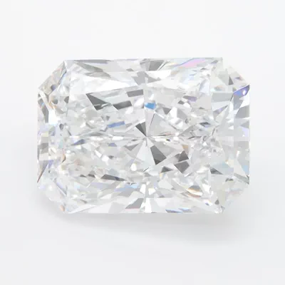 4.27ct D VVS2 Rare Carat Ideal Cut Radiant Lab Grown Diamond