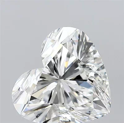 4.01ct H VS2 Rare Carat Ideal Cut Heart Diamond