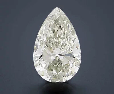 3.01ct K SI1 Rare Carat Ideal Cut Pear Diamond