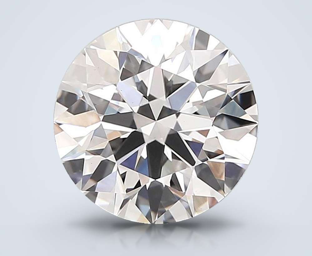 3.00ct E VS1 Rare Carat Ideal Cut Round Lab Grown Diamond