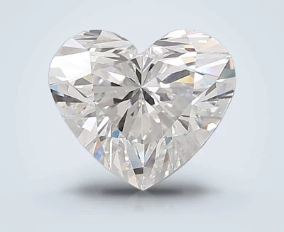 4.05ct F VS1 Rare Carat Ideal Cut Heart Lab Grown Diamond