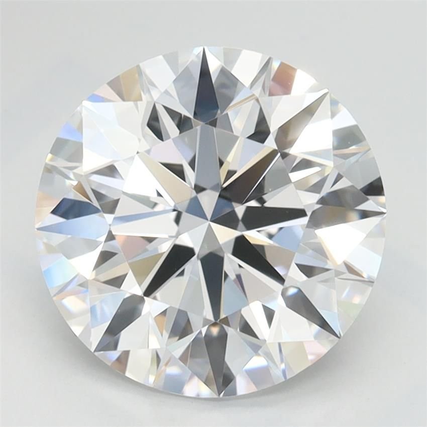 2.87ct D VVS1 Rare Carat Ideal Cut Round Lab Grown Diamond