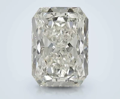 5.05ct K SI1 Rare Carat Ideal Cut Radiant Diamond
