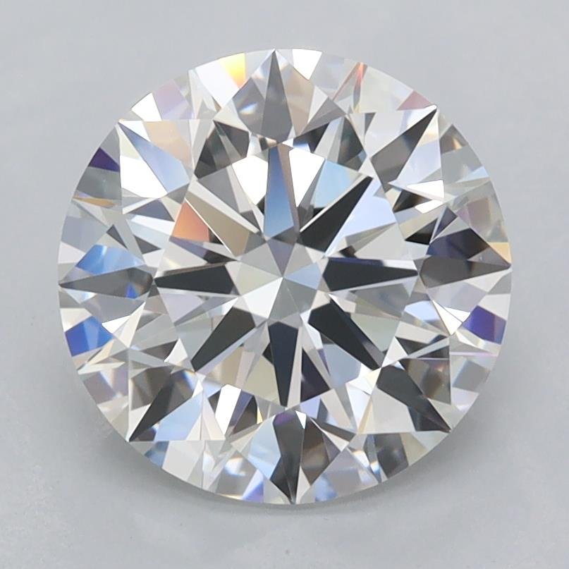 2.51ct E FL Rare Carat Ideal Cut Round Lab Grown Diamond