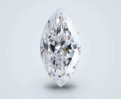 3.51ct D SI2 Rare Carat Ideal Cut Marquise Diamond