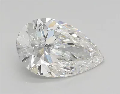 1.59ct E VVS2 Rare Carat Ideal Cut Pear Lab Grown Diamond