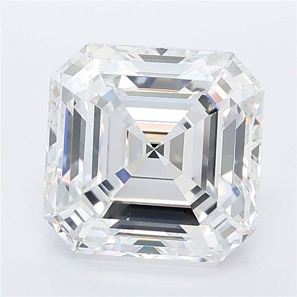 3.09ct D VS1 Rare Carat Ideal Cut Asscher Lab Grown Diamond
